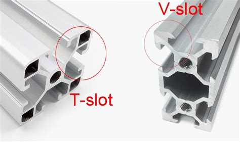 Differences Between T Slot and V Slot Aluminum Extrusions.